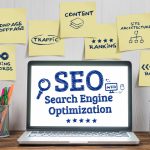 Search Engine Optimization Tips on Sticky Notes