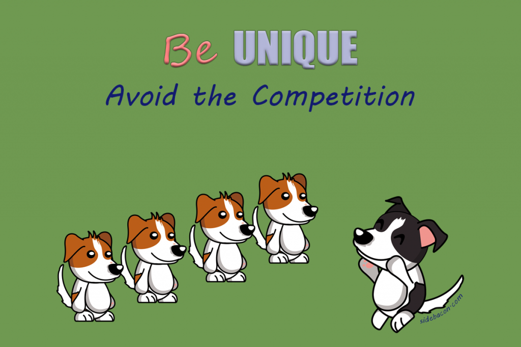 Be Unique. Avoid Affiliate Competition