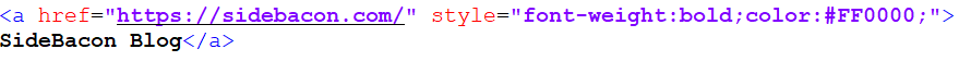 Inline CSS Code Example