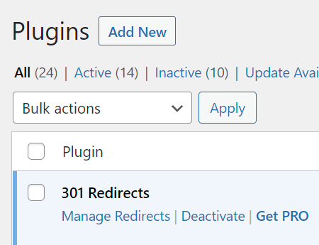 Add New Button on Installed Plugins Page