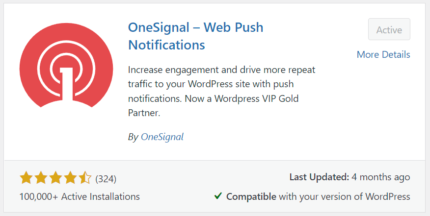 Search for & Install the OneSignal Plugin